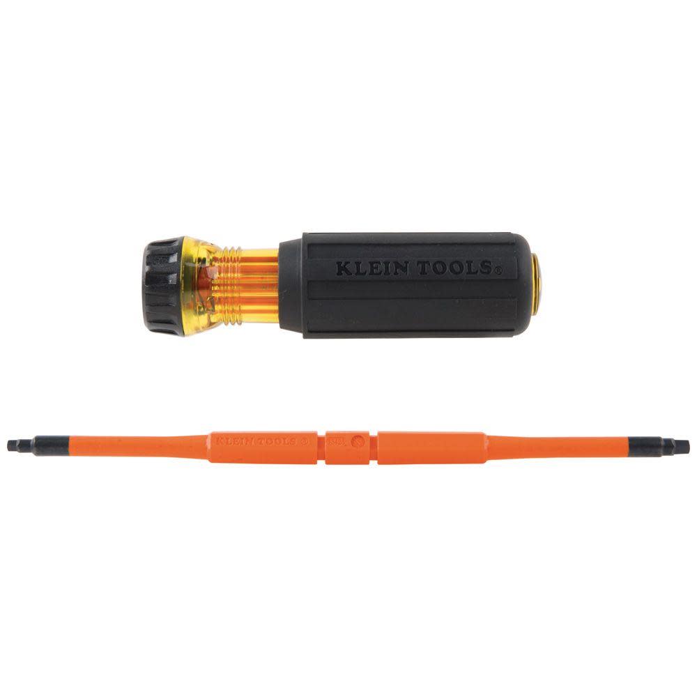 Klein Tools Insulated 2-Bit Driver #1/#2 Sq - Ascmtools