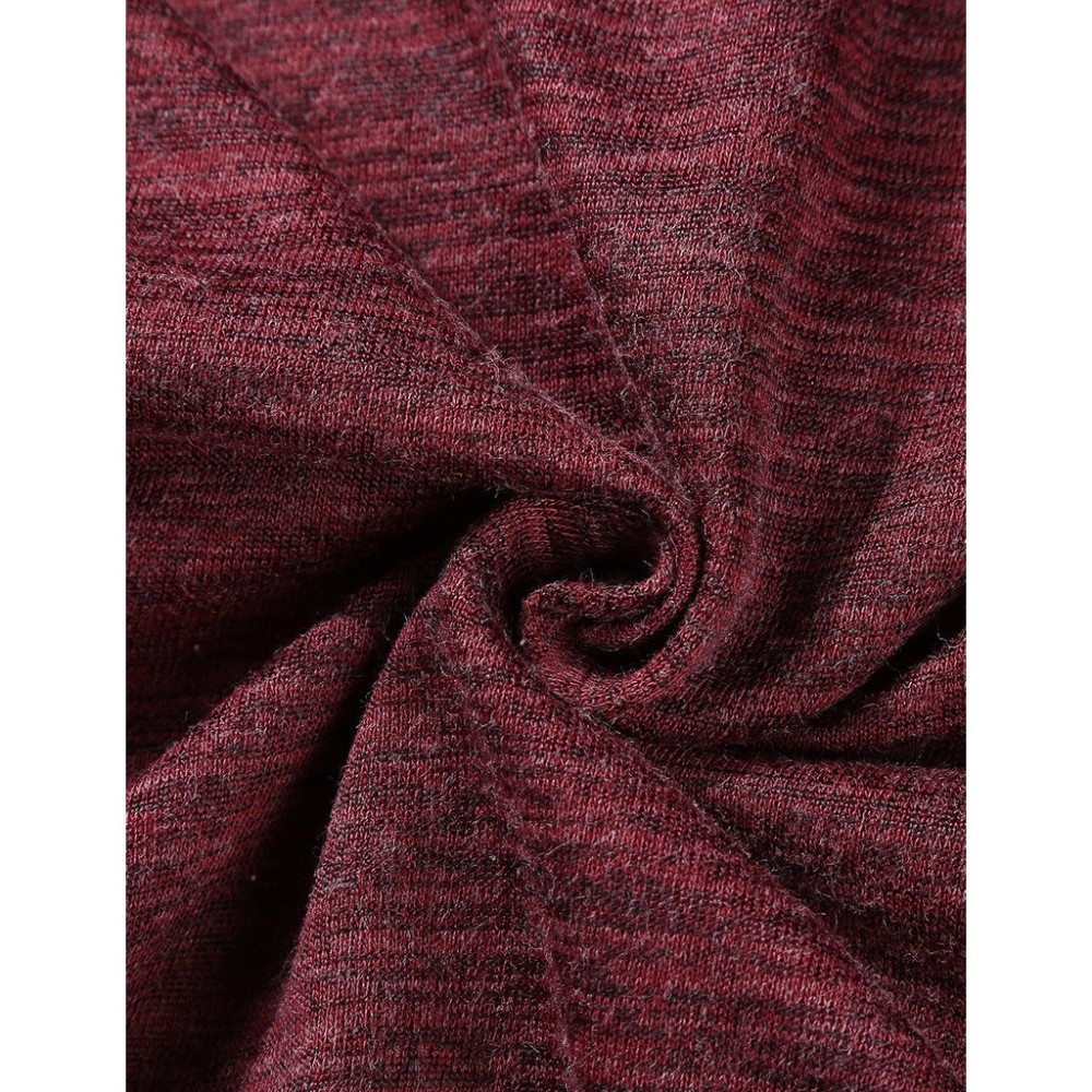 ORORO Womens Maroon Heated Fleece Jacket Kit 3X - Ascmtools