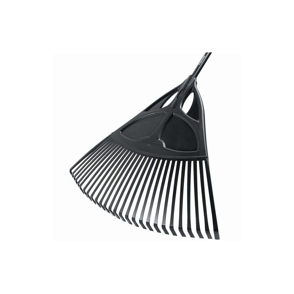Fiskars 27 Tine Poly Leaf Rake with Aluminum Handle - Ascmtools