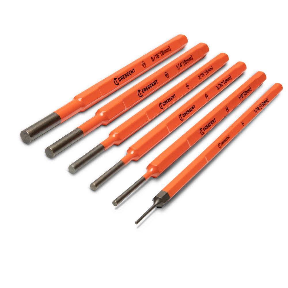 Crescent Pin Punch Set 6pc - Ascmtools