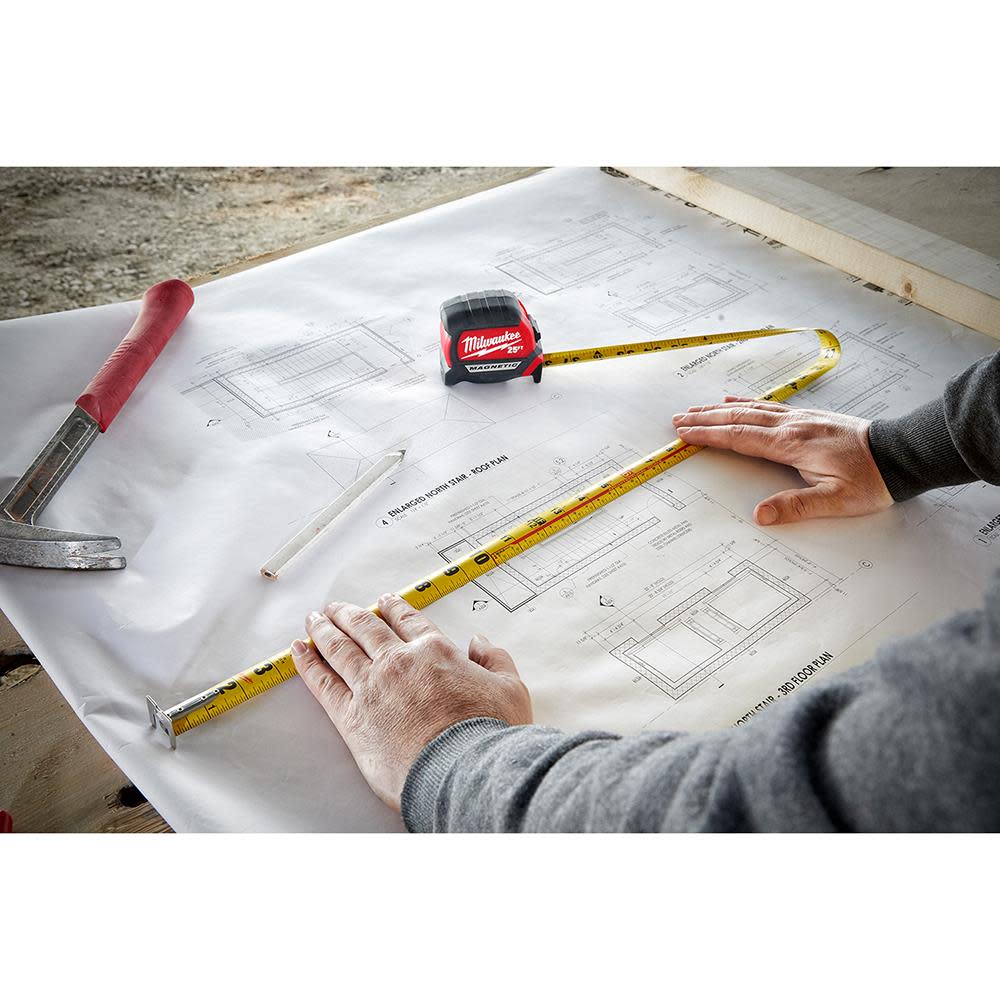 Milwaukee 16Ft Compact Magnetic Tape Measure - Ascmtools