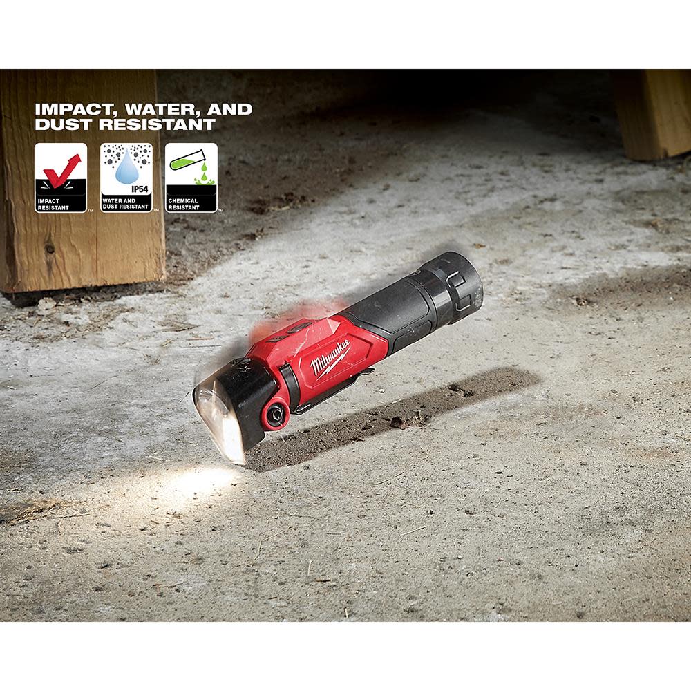 Milwaukee USB Rechargeable Pivoting LED Flashlight - Ascmtools