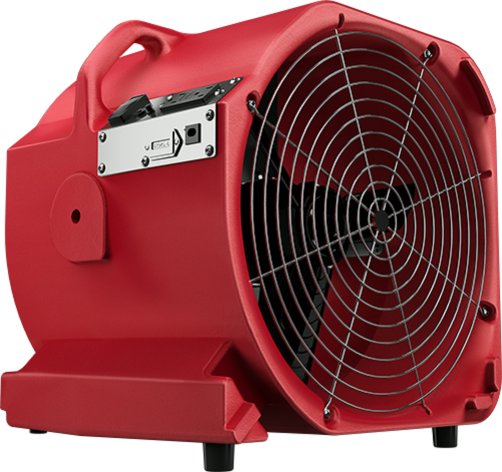 Phoenix Restoration Equipment FOCUS Axial Air Mover – Red - Ascmtools