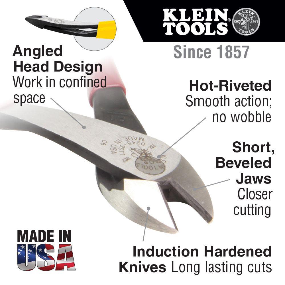 Klein Tools Heavy Duty Pliers Diagonal Cut 8″ - Ascmtools