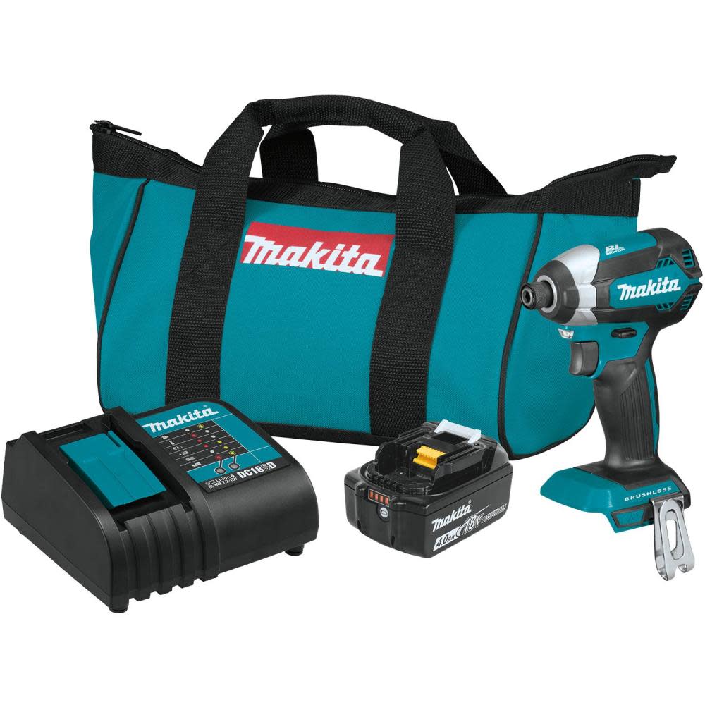 Makita 18V LXT Impact Driver Lithium Ion Brushless Cordless Kit - Ascmtools