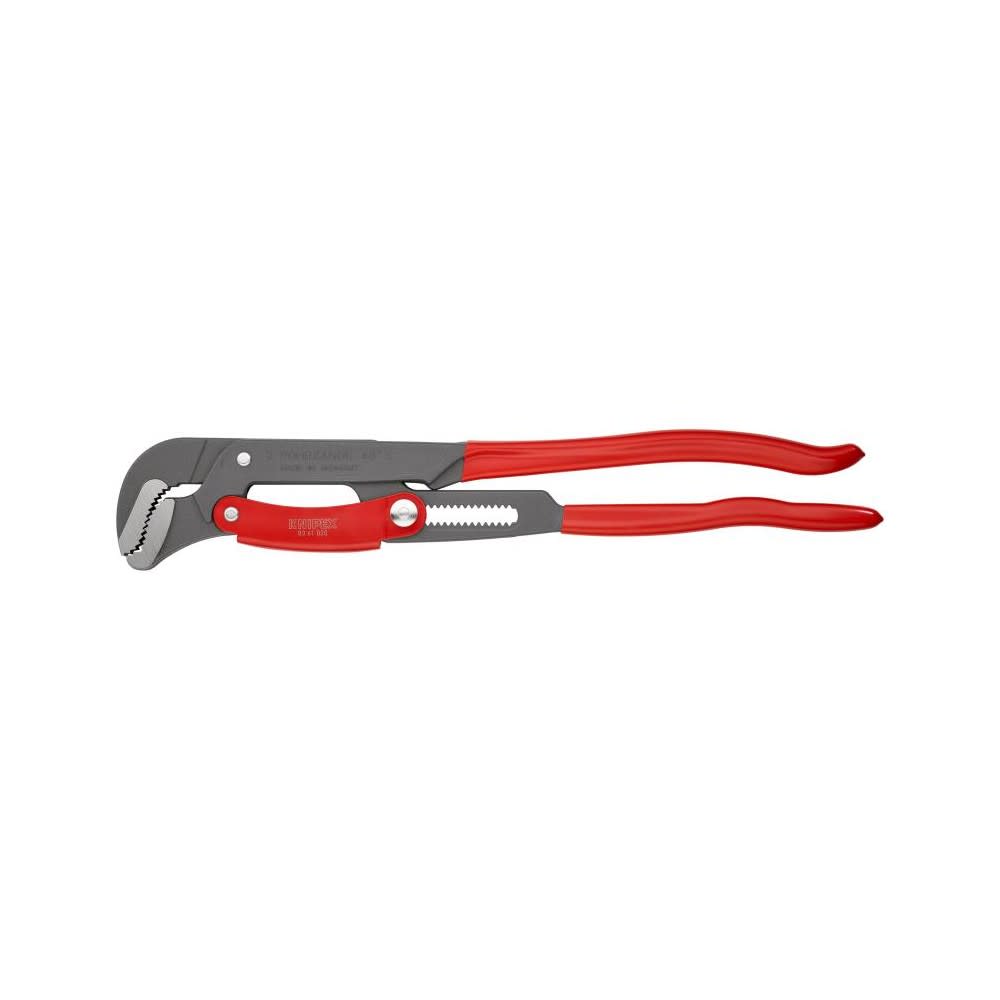 Knipex Pipe Wrench S Type 560 mm Swedish Pattern Plastic Handle - Ascmtools
