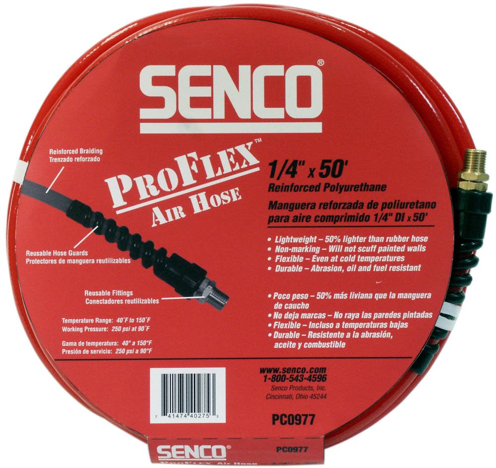 Senco Proflex air hose 1/4″ - Ascmtools