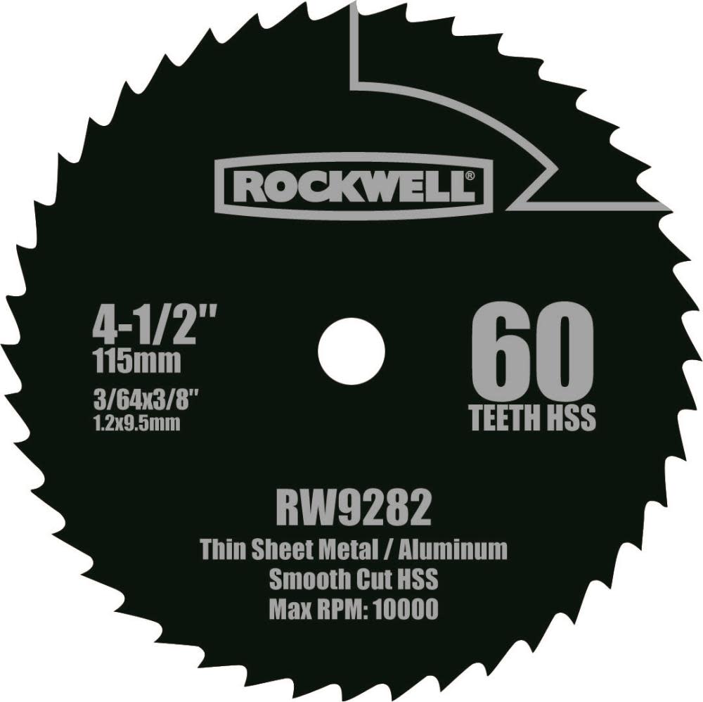 Rockwell 4-1/2In Compact Circular Saw Blade - Ascmtools
