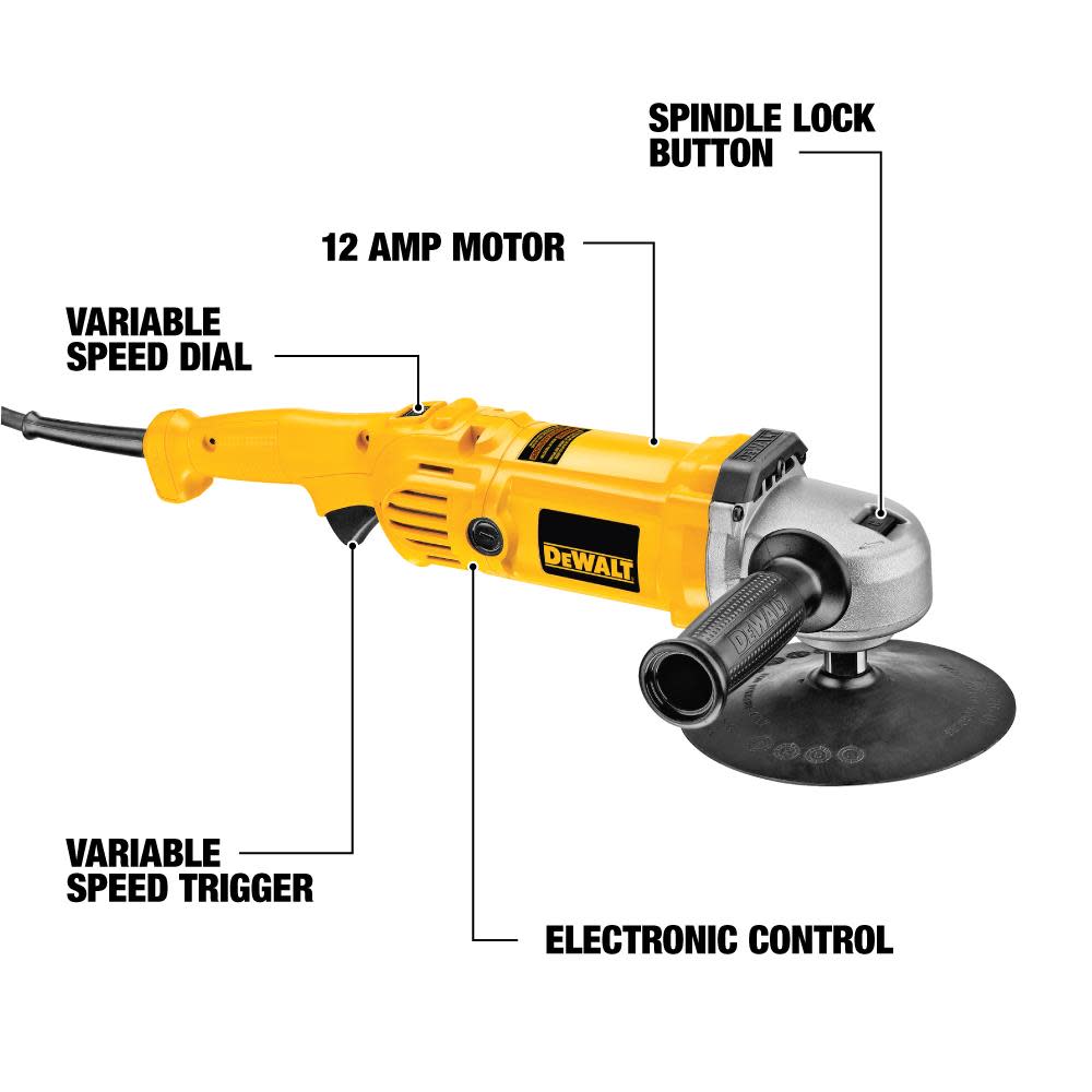 DEWALT 7-in/9-in Variable Speed Polisher - Ascmtools
