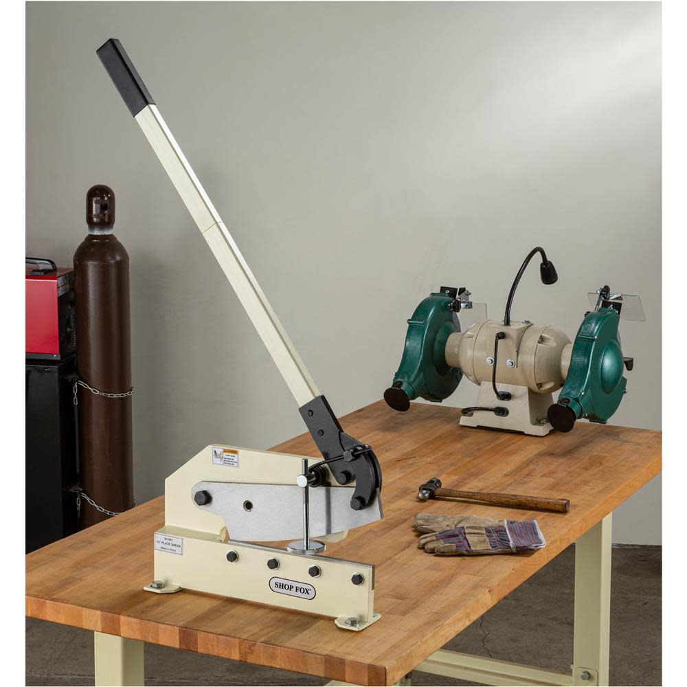 Shop Fox Plate Shear 12″ 7 Ga - Ascmtools