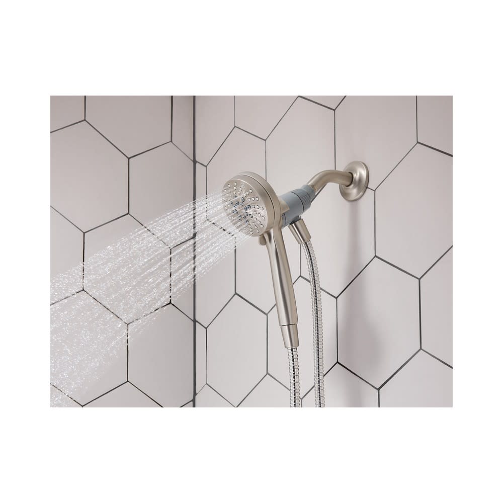 Moen Engage Spot Resist Nickel Eco Performance Handheld Shower - Ascmtools