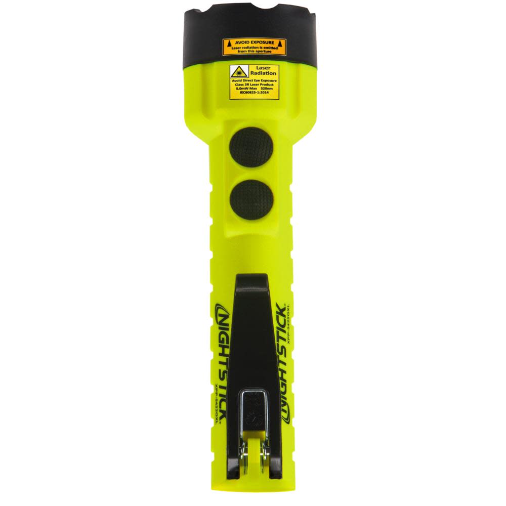 Nightstick Intrinsically Safe Flashlight with Green Laser Pointer 3 AA - Ascmtools