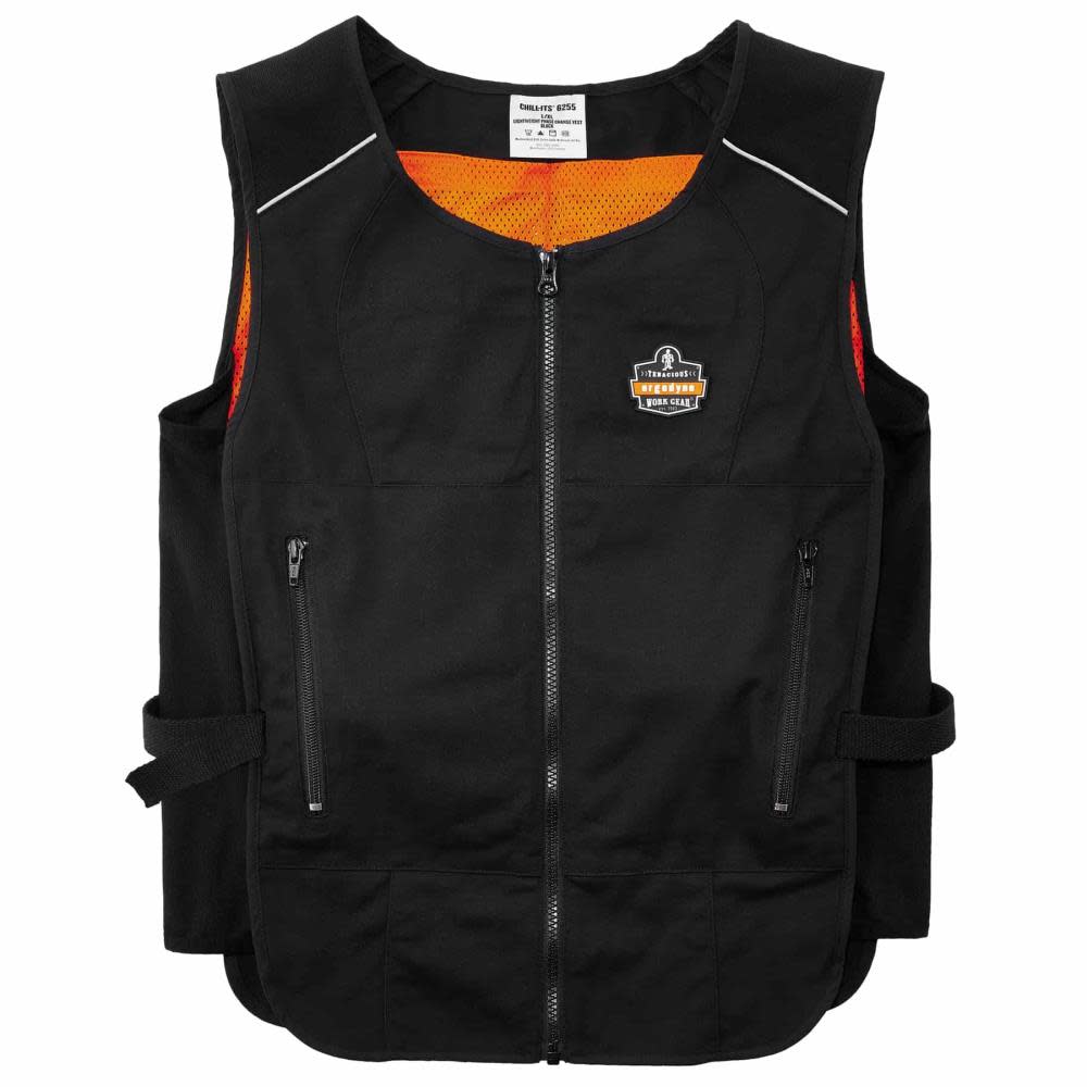 Ergodyne Chill Its 6255 Cooling Vest Black S/M - Ascmtools