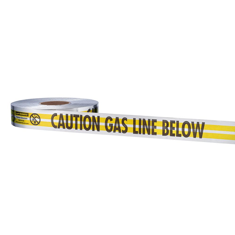 Empire Level MAGNATEC Premium Detectable Tape Gas Line - Ascmtools