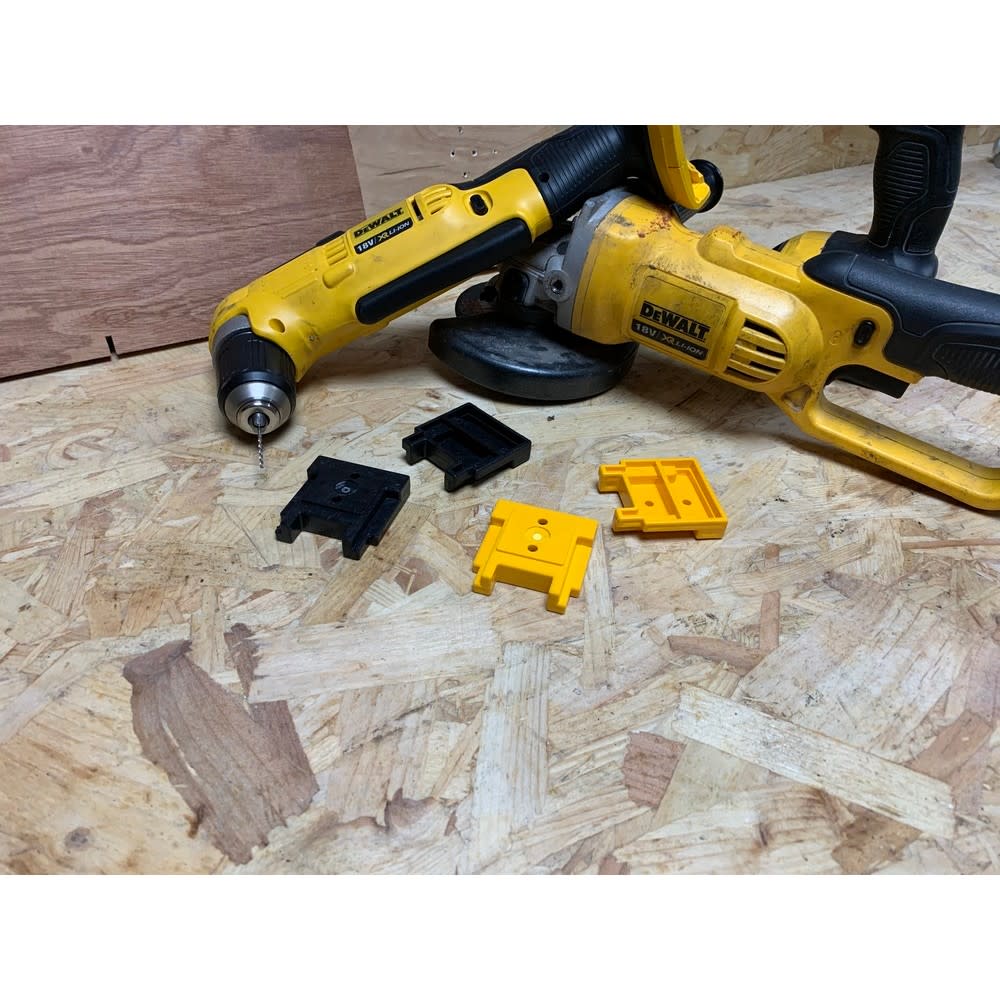 Stealthmounts Tool Mount DEWALT 18V 20V XR Tools Black 4pk - Ascmtools