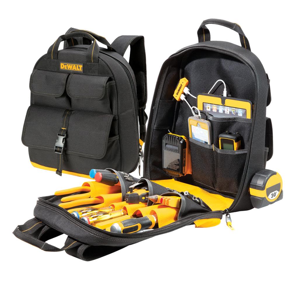 DEWALT USB Charging Tool Backpack - Ascmtools