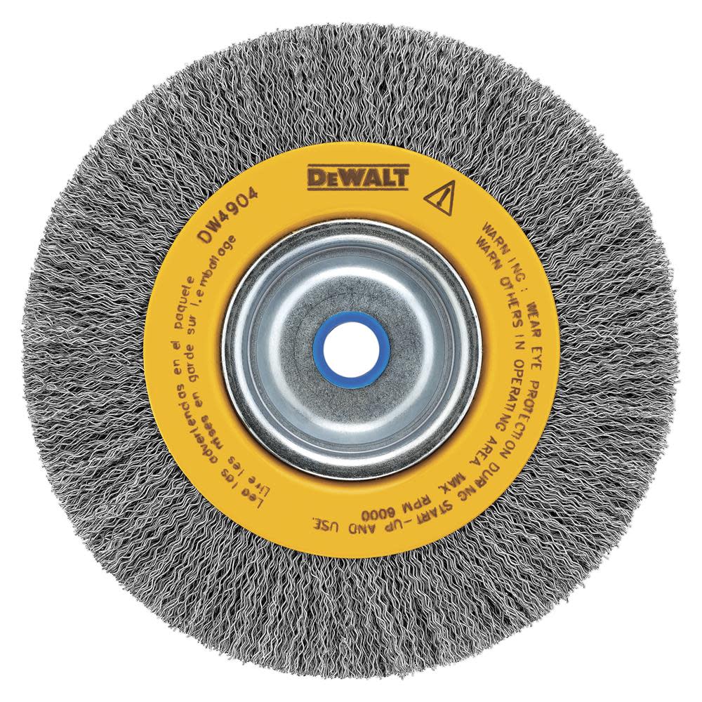 DEWALT 6 In. Crimped Wire Wheel Medium Face - Ascmtools