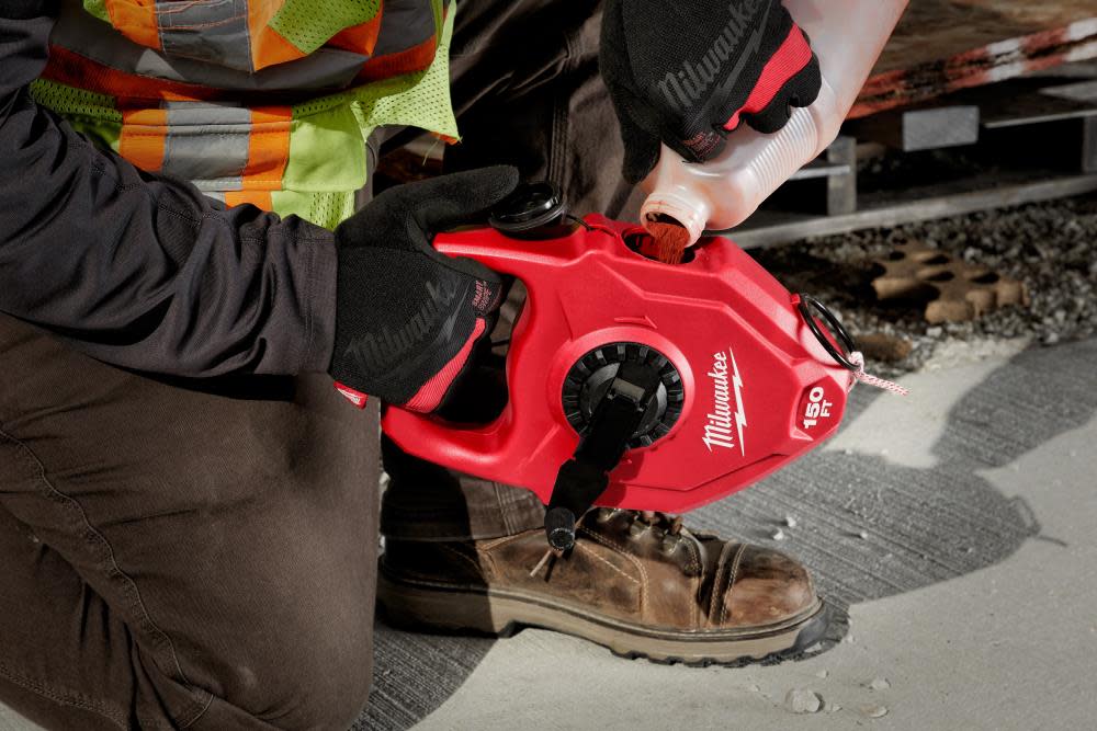 Milwaukee 150 Ft. Extra Bold Large Capacity Chalk Reel - Ascmtools