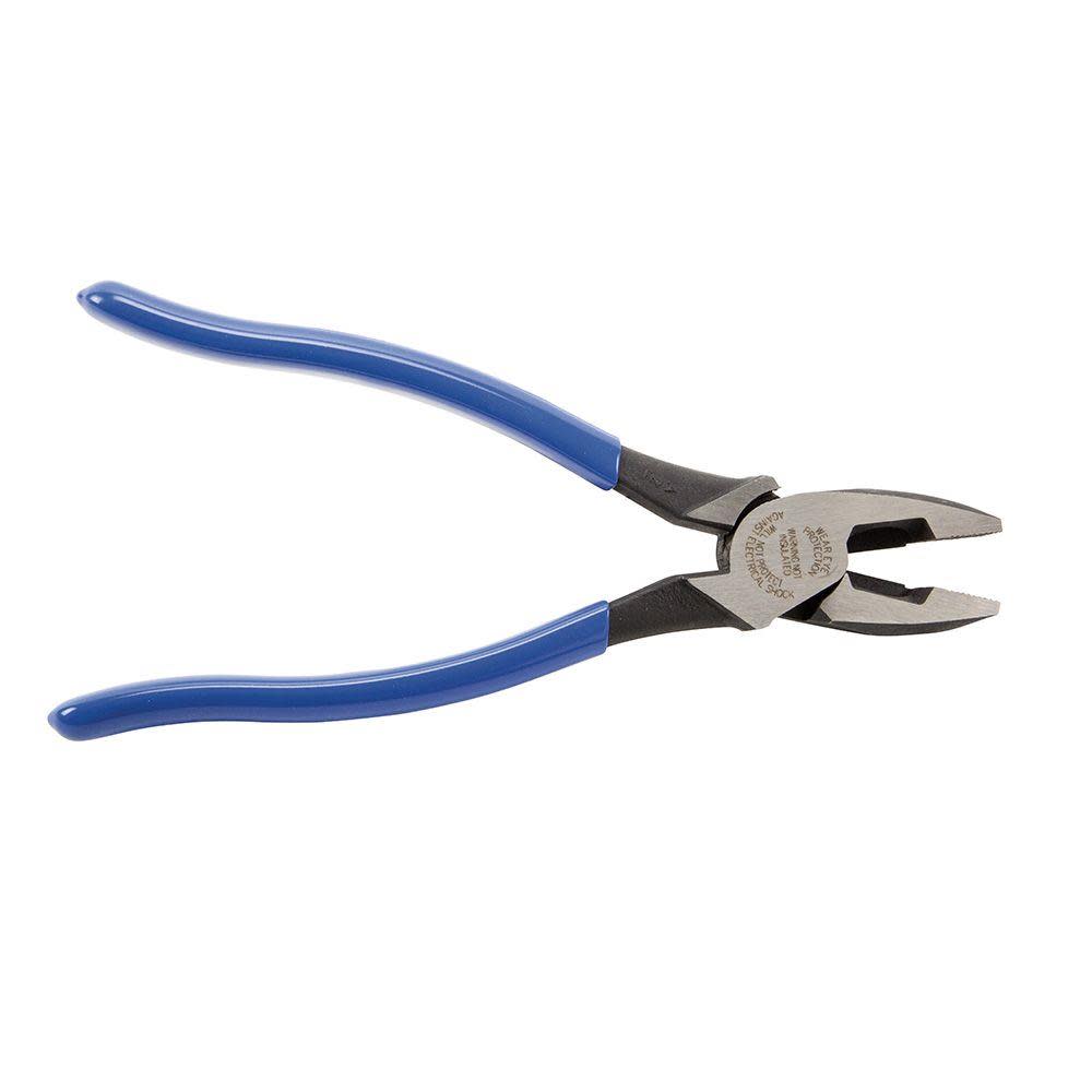 Klein Tools 9-3/8 In. Heavy Duty High-Leverage Side Cutting Pliers - Ascmtools