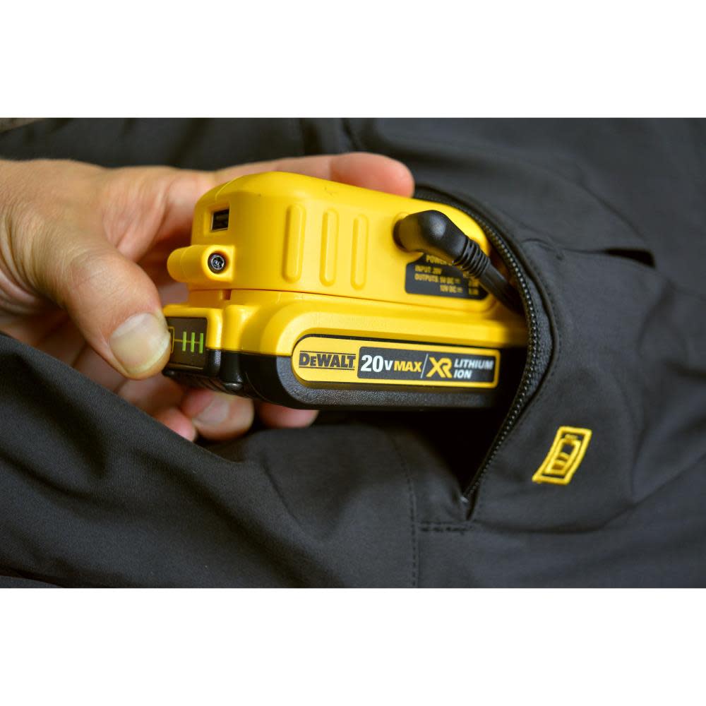 DEWALT Unisex Heated Bare Tool Soft Shell Jacket Black 3X - Ascmtools
