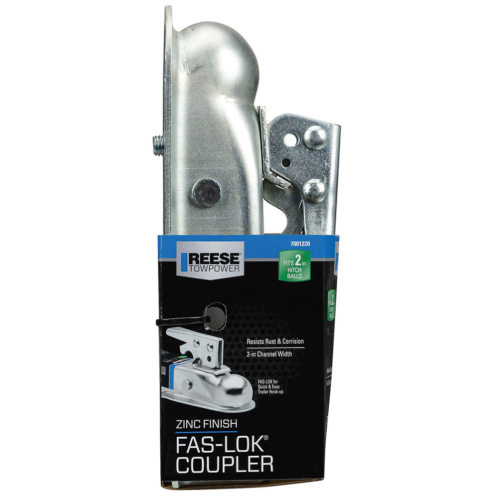 Reese Fas Lok 2″ 3500 lbs Steel Class II Bolt On Coupler - Ascmtools