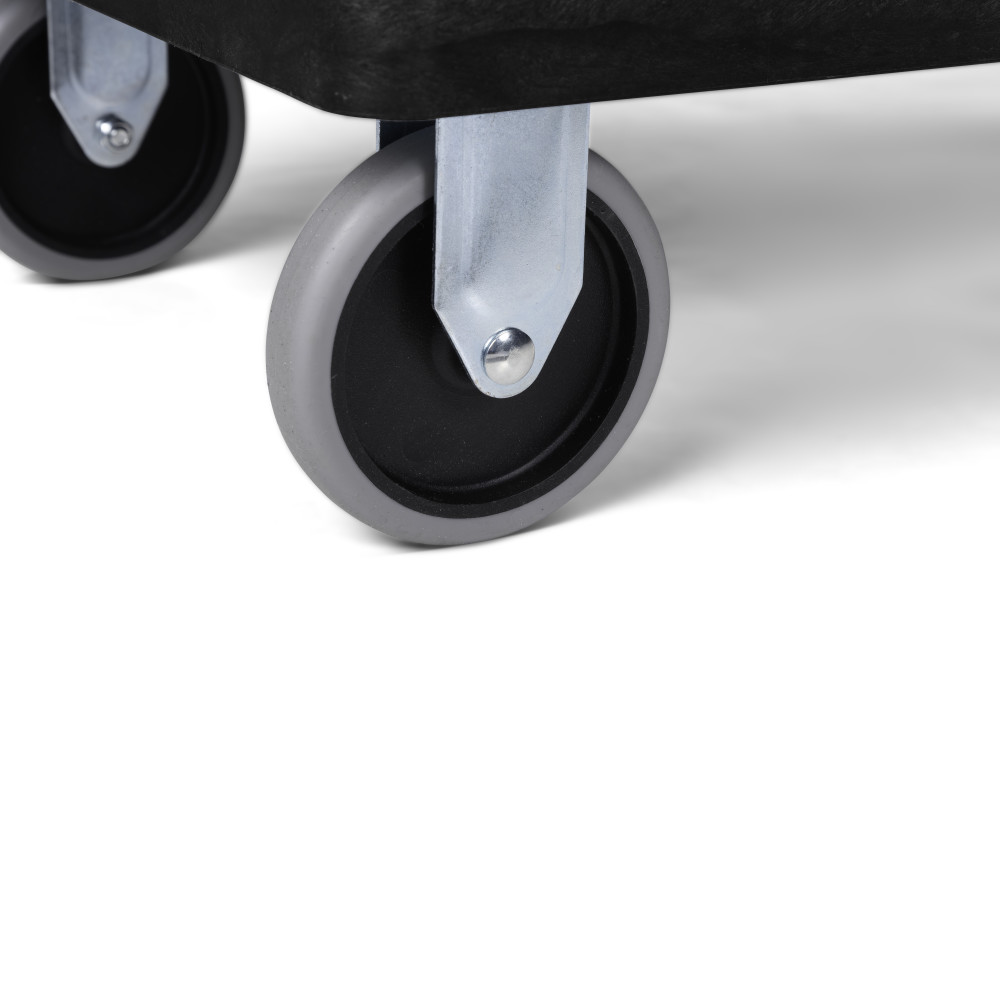 Toter Material Handling Utility Cart with Lipped Top and Straight Handle - Ascmtools