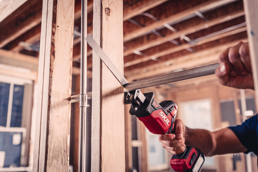 SKIL PWRCORE 20 Brushless 20V Compact Reciprocating Saw Kit - Ascmtools