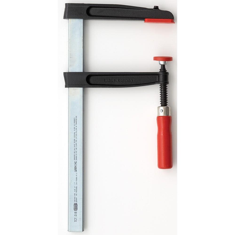 Bessey TC Series Bar Clamp 16 Inch Capacity 7 Inch Throat Depth - Ascmtools