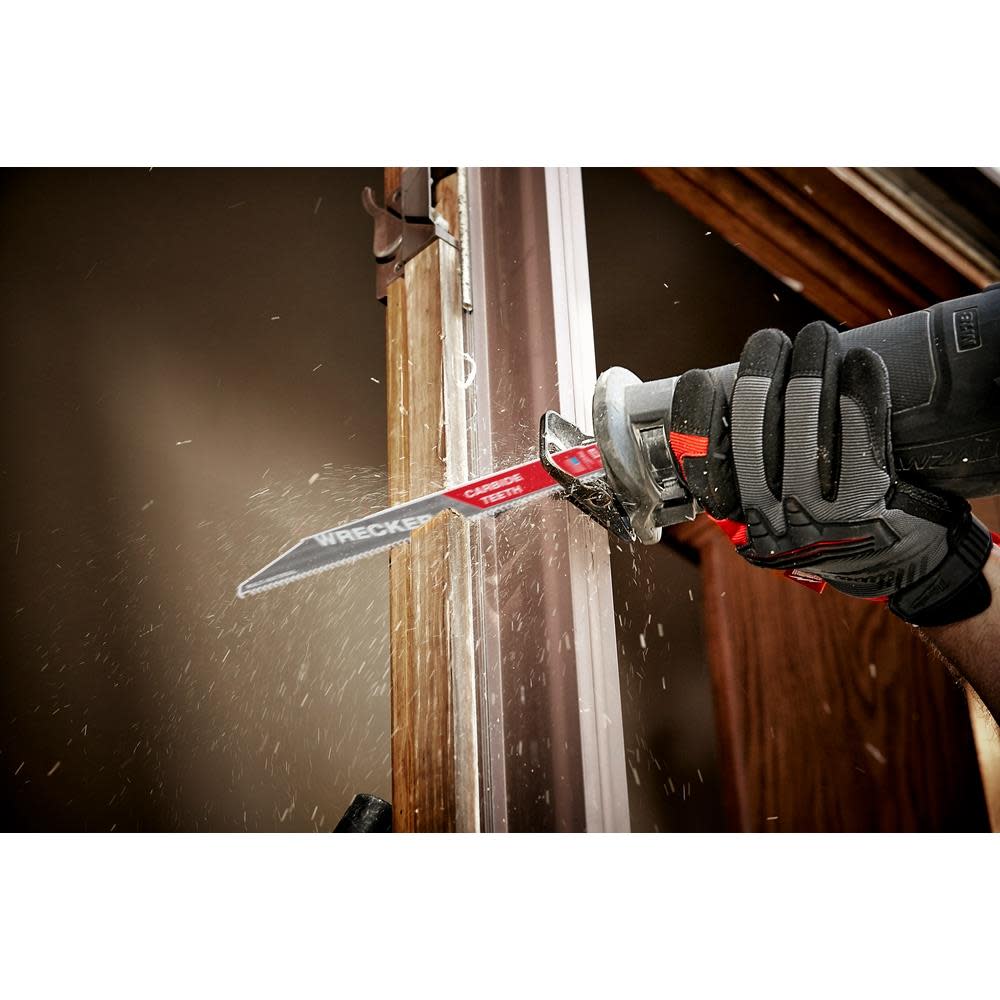 Milwaukee 6″ 6 TPI THE WRECKER with Carbide Teeth SAWZALL Blade 5PK - Ascmtools