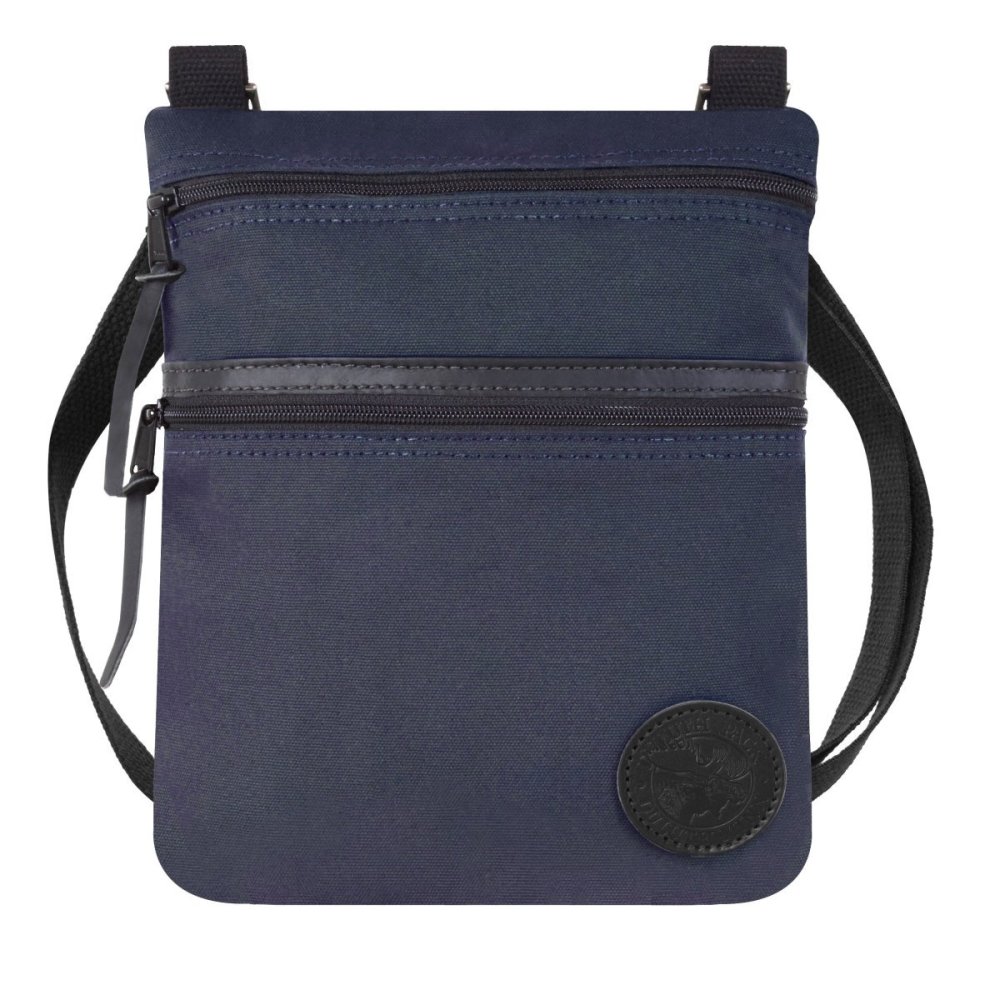 Duluth Pack 4 Liter Capacity Navy Traverse Crossbody Bag - Ascmtools