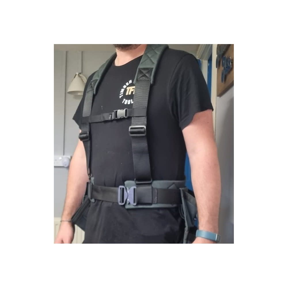 Occidental Leather Badger Tool Belt Suspender Gunmetal Gray - Ascmtools