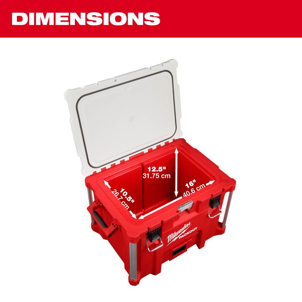 Milwaukee PACKOUT XL Cooler 40qt - Ascmtools