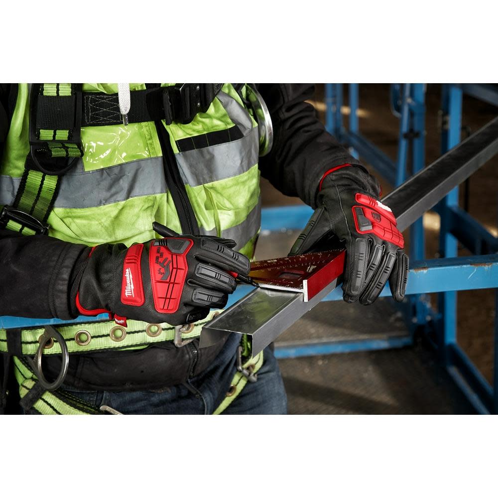 Milwaukee Impact Cut Level 5 Gloves Goatskin Leather - Ascmtools