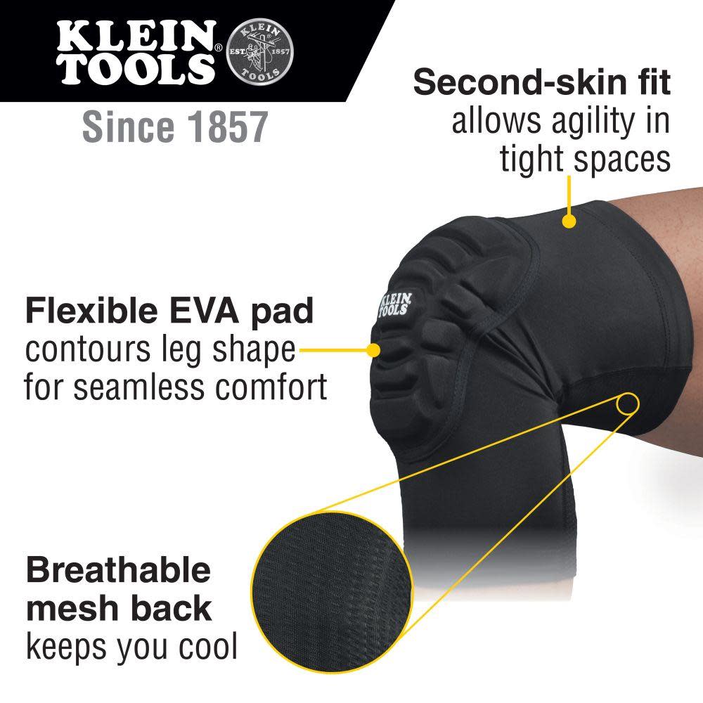 Klein Tools Lightweight Knee Pad Sleeves M/L - Ascmtools