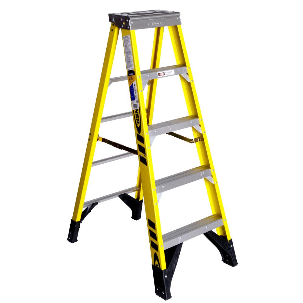 Werner 5 Ft. Fiberglass Type IAA Step Ladder - Ascmtools