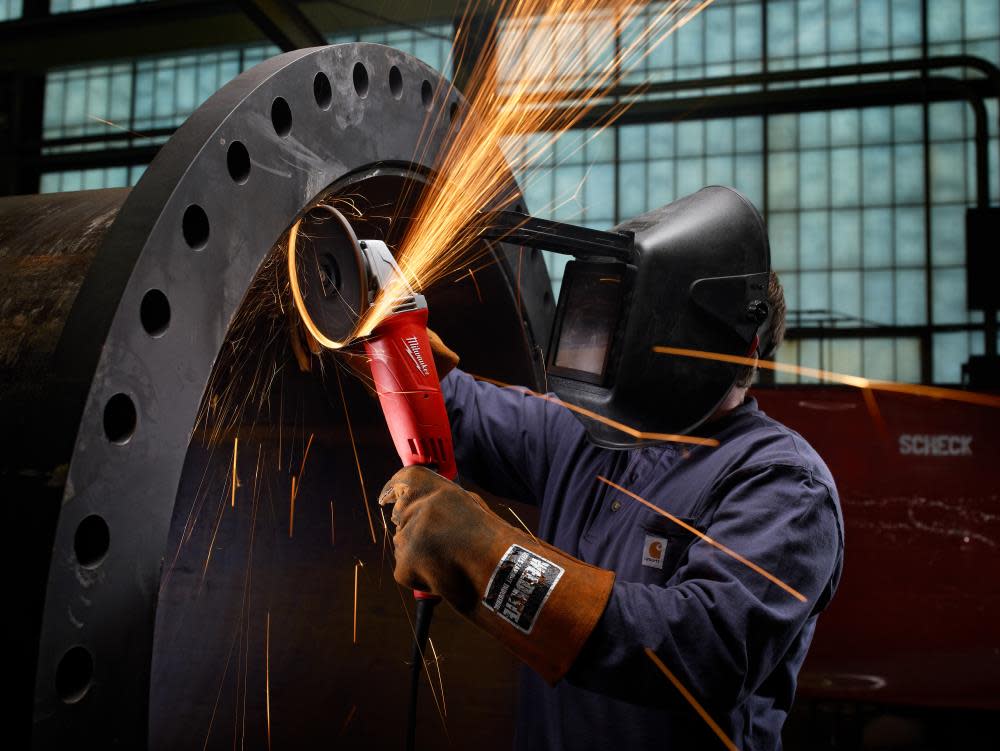 Milwaukee 13 Amp 5 In. Small Angle Grinder Trigger Grip No-Lock - Ascmtools