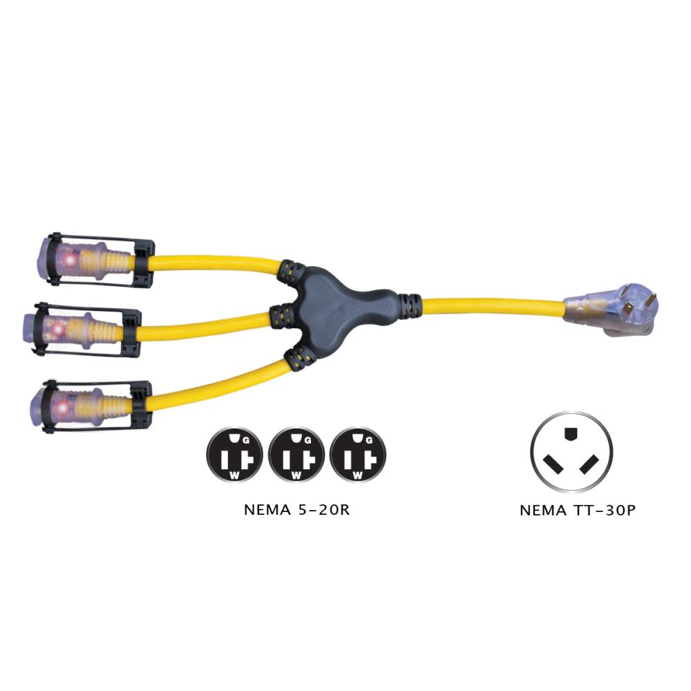 Voltec TT-30P Generator Adapter - Ascmtools