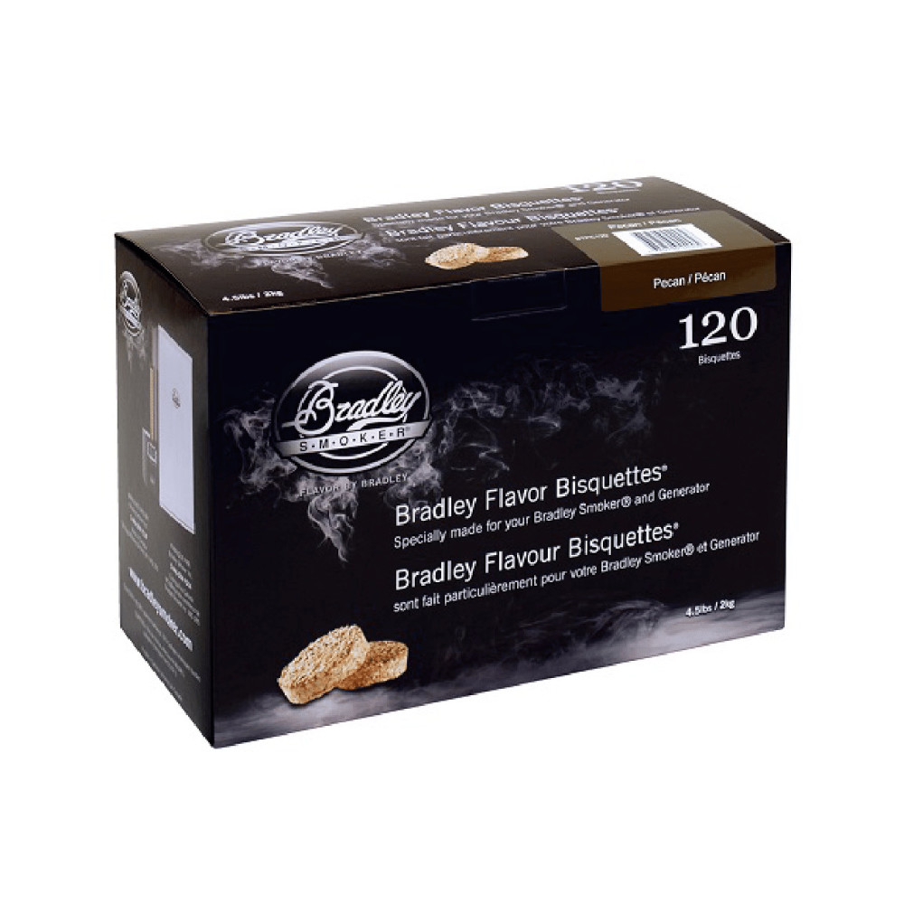 Bradley Smoker Smoking Bisquettes Pecan Wood 120pk - Ascmtools