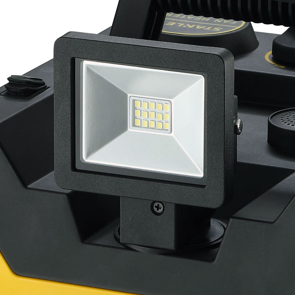 Stanley 1500W Heavy Duty Portable Heater with Light and USB - Ascmtools