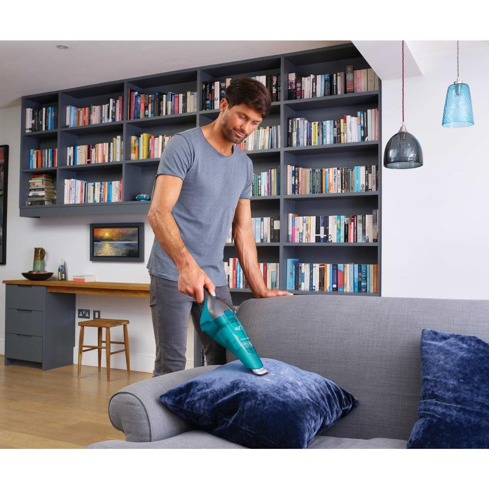 Black and Decker DUSTBUSTER QuickClean Wet/Dry Handheld Vacuum Turquoise - Ascmtools