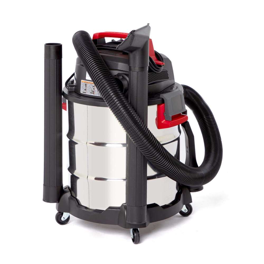 Craftsman Wet/Dry Vacuum 10 Gallon 120V 6HP Peak Stainless Steel - Ascmtools