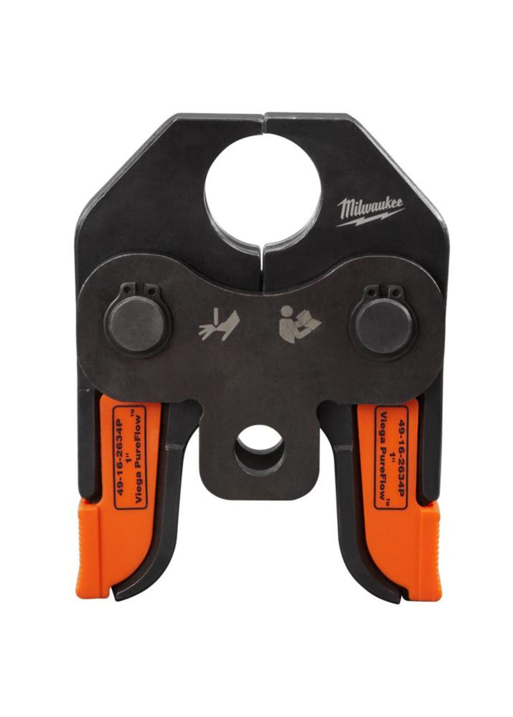 Milwaukee M18 1 In. Viega PureFlow Jaw for M18 Short Throw Press Tool - Ascmtools