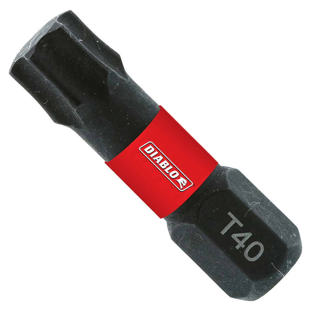 Diablo Tools 1″ #40 Torx Drive Bits 25pk - Ascmtools