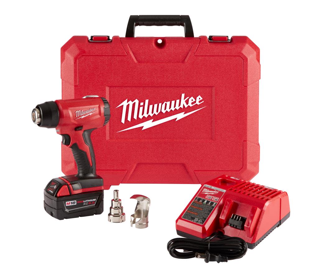 Milwaukee M18 Compact Heat Gun Kit - Ascmtools