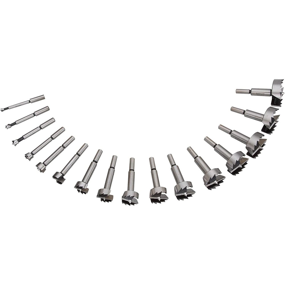 Steelex Forstner Bit Set 1/4 to 2-1/8″ 16pc - Ascmtools