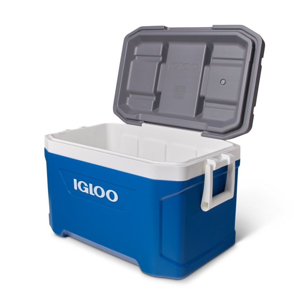 Igloo Latitude 52 Hard Cooler Indigo Blue/Meteorite 52qt - Ascmtools
