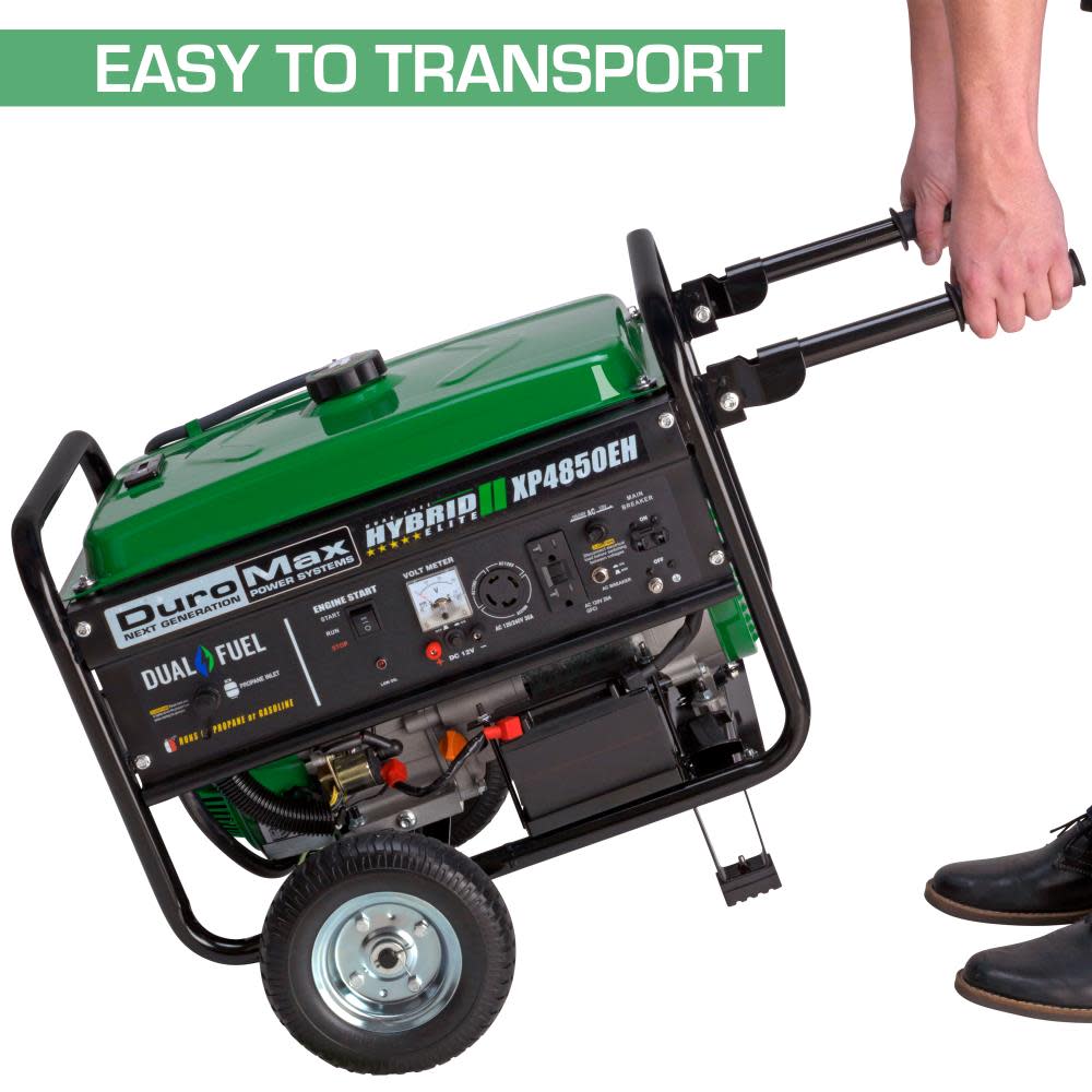 Duromax 4850-Watt Gasoline/Propane Portable Generator - Ascmtools