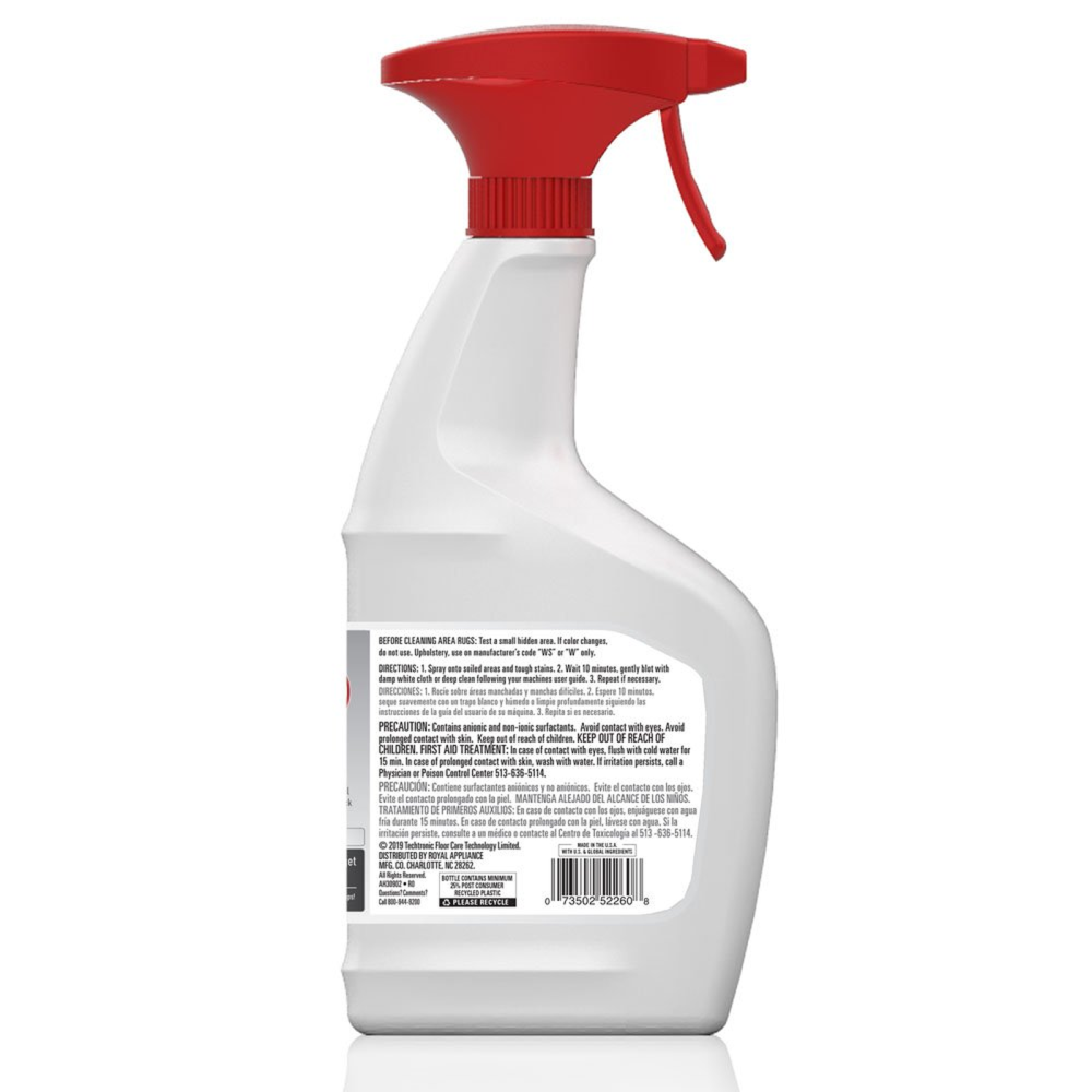 Hoover Residential Vacuum Oxy Spot and Stain Remover Pretreat 22oz - Ascmtools