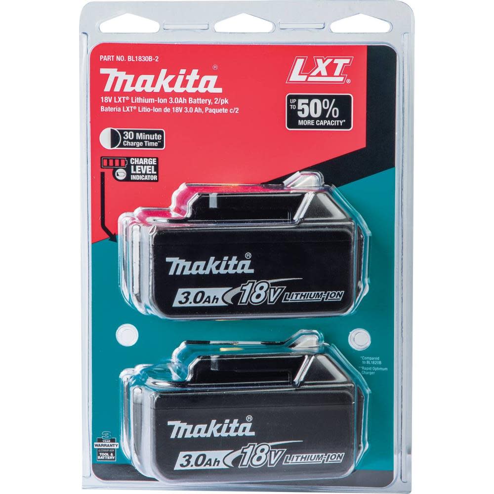 Makita LXT Lithium-Ion 3.0Ah Battery 2-Pack - Ascmtools