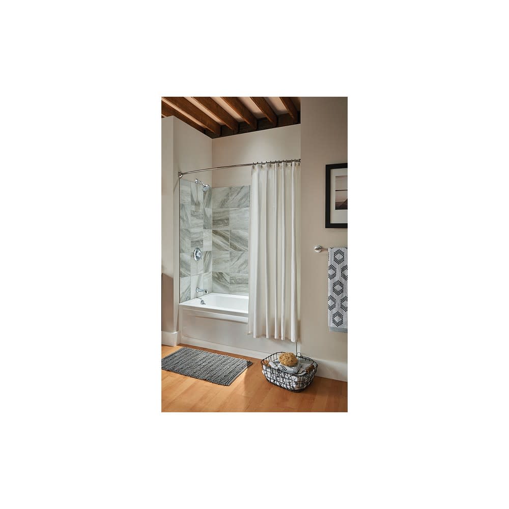 Moen Gibson Spray Head 1 Handle Tub/Shower Faucet Chrome 4.5″ - Ascmtools